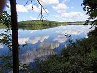 Clouds over Woods Pond