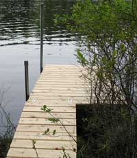 The dock